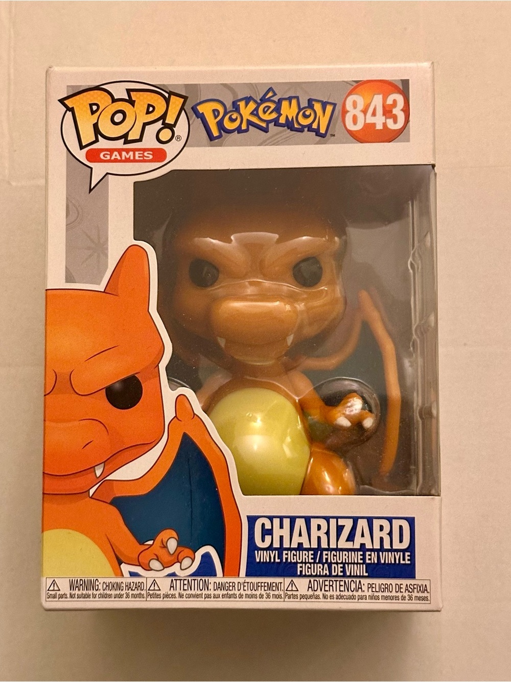 Funko Pop! Games Pokemon Charizard 843 Vinyl Figure